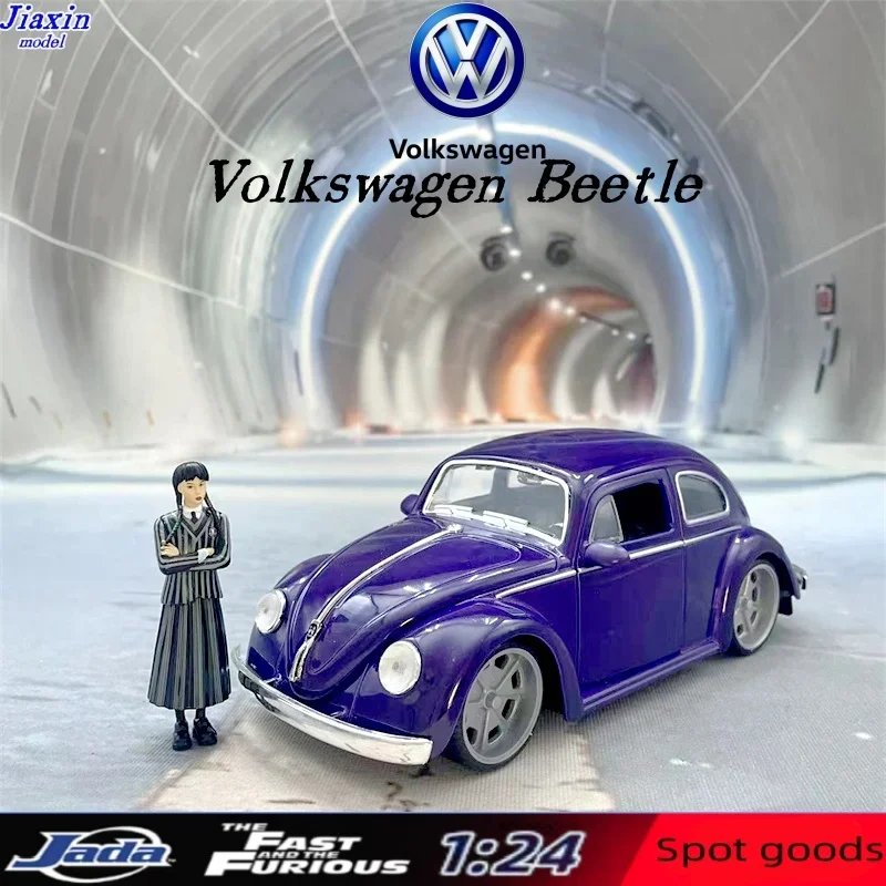 jada Volkswagen Beetle 1:24 Alloy model decoration collection for children\'s gifts