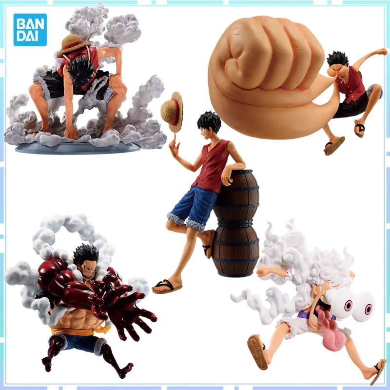 Bandai Original Anime One Piece Ichiban Kuji The Road of One Piece TV 25h Luffy PVC Action Figure Model Collection Toy Gifts