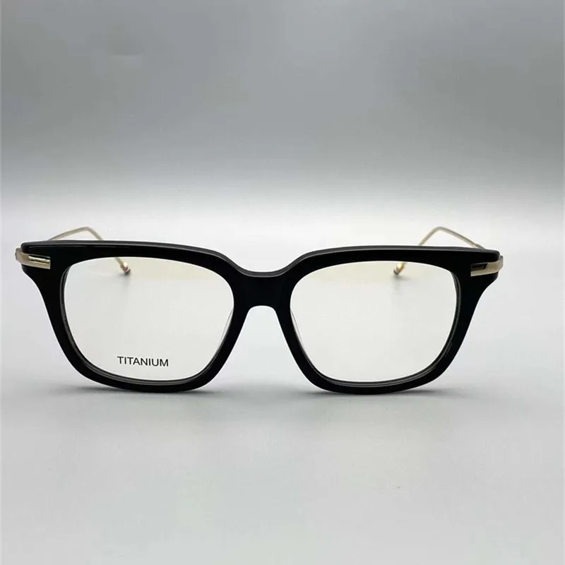 

New Thom Brand Eyeglasses Acetate Prescription Glasses Titanium Blue Light Frame for Men Women Square Reading With Original Box