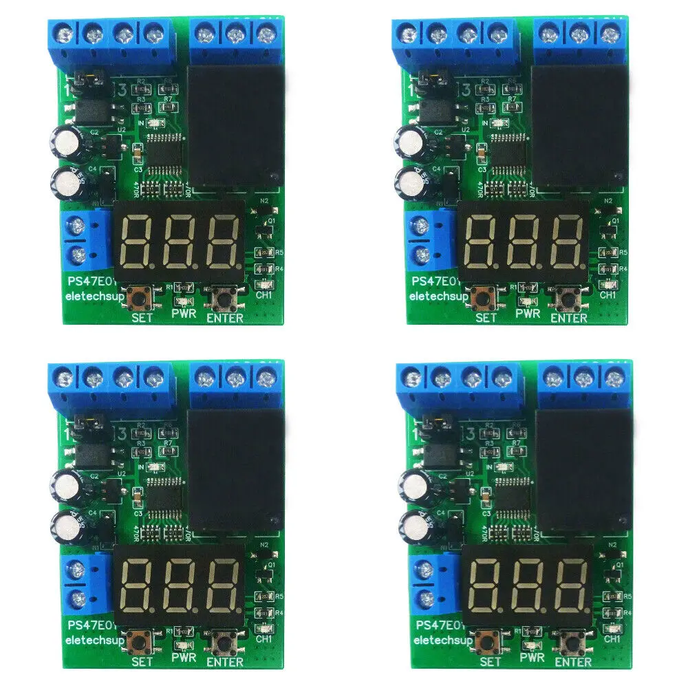 

DC 24V LED Digital Switch Control Voltage Detection Charging Discharge Monitor