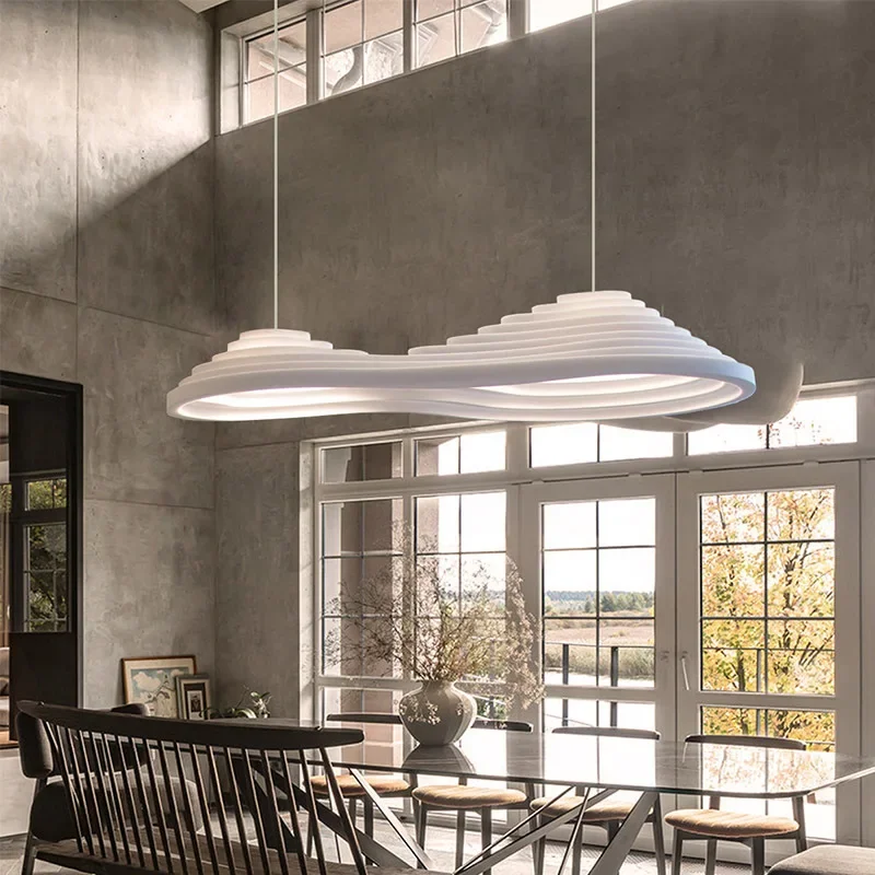 Lampe Suspendue en PE au Design Artistique Moderne, Luminaire Décoratif d'Nik, Idéal pour une Salle à Manger, un Bar ou une Cuisine