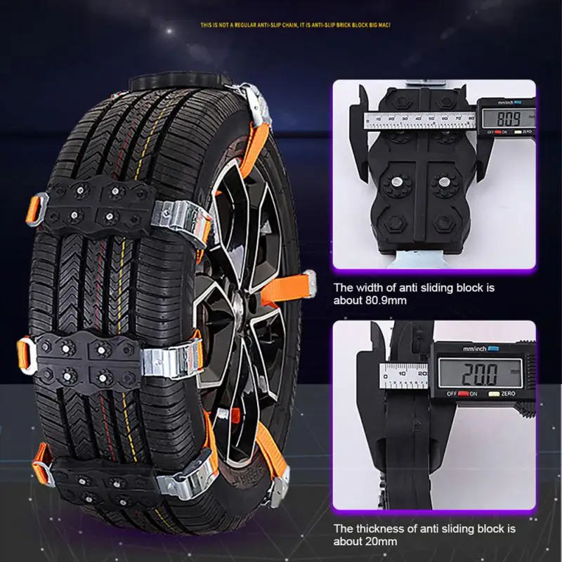 2024 Mud Sand Snow Tire Ladder Off-Road Vehicle Emergency Tracks Chain Non-Slip Traction Mat Car Recovery Traction Boards