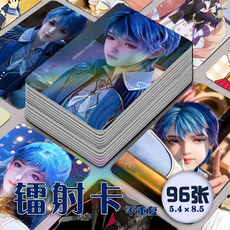 96 Pc/set Douluo Continent - Wang Dong'er Manga Laser Lomo Card Album Comic Characters Photo card Fans Collection Cards