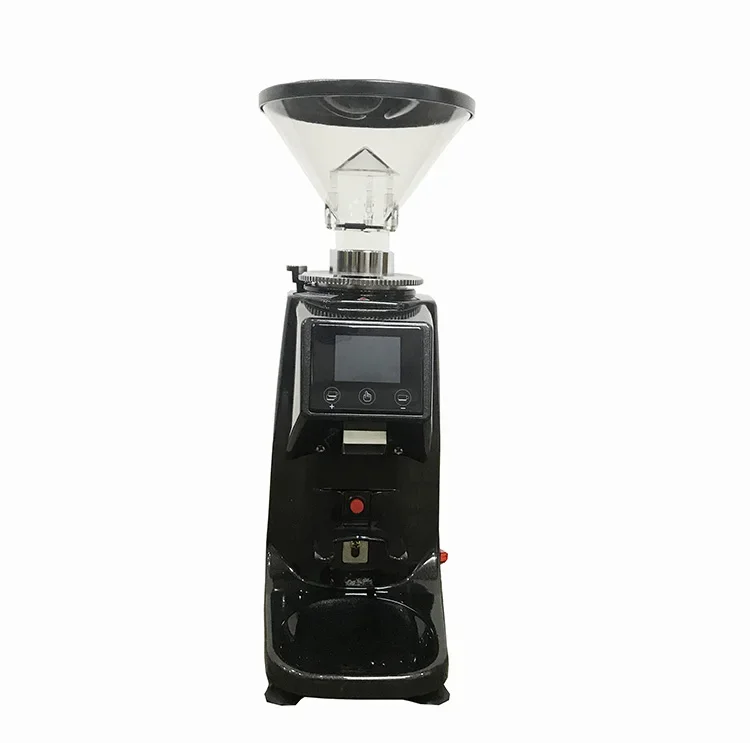 YYHC-Home commercial grinder 500g 1kg black flat alloy coffee grinder electromechanical