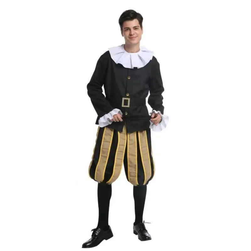 Disfraz de Robin Hood para Halloween, disfraz de guerrero romano para adulto, caballero, guerrero espartano, disfraz de actuación