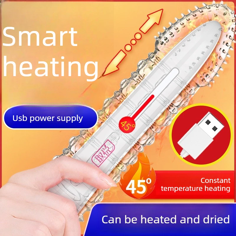 45 Celsius Sex Toys for Men Pussy Vagina Warmer Smart Thermostat Heated Bar Stick USB Heating Rod for Masturbators view 3