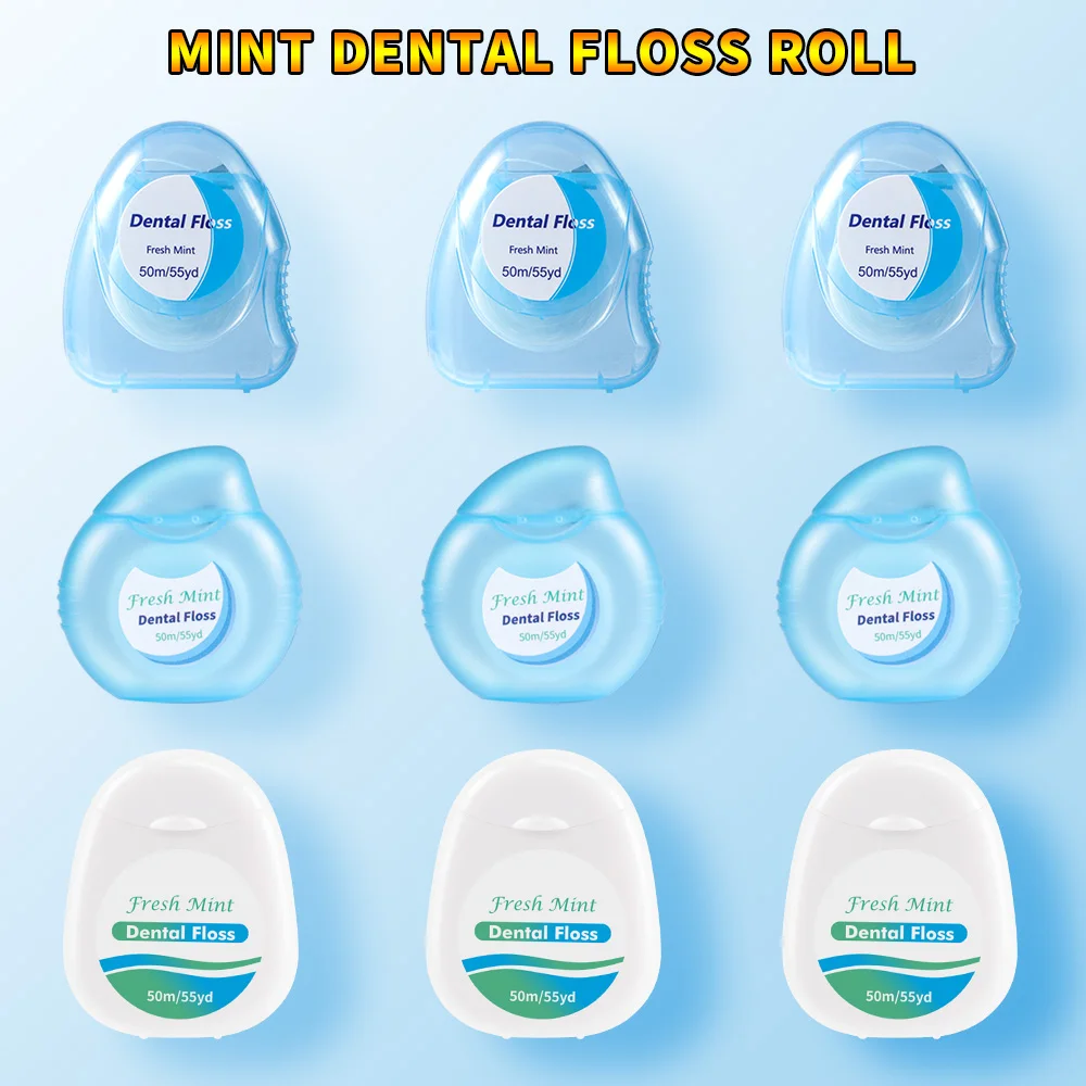 3PCS - Mint Floss Roll - Multiple Style Options - Oral Cleaning interdental floss roll