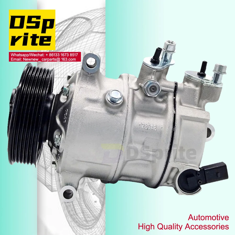 

AC Compressor 67646 1K0820859D 1K0820859M 1K0820859S 638894 4710497 for AUDI TT A3 Quatro VW Golf Jetta Passat GTI Passat PXE16