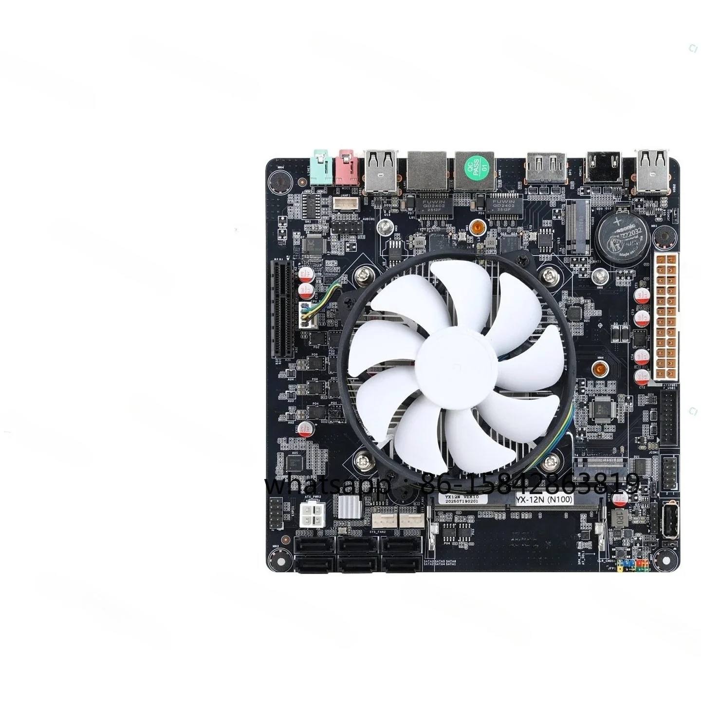 N150 NAS Motherboard Dual 2.5G LAN PCIe Slot Dual M.2 NVMe SSD Home Network Storage Server Mainboard