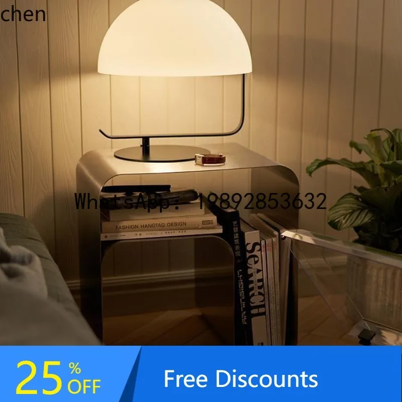 BF  Stainless Steel Corner Table Living Room Sofa Integrated Storage Cabinet Coffee Table
