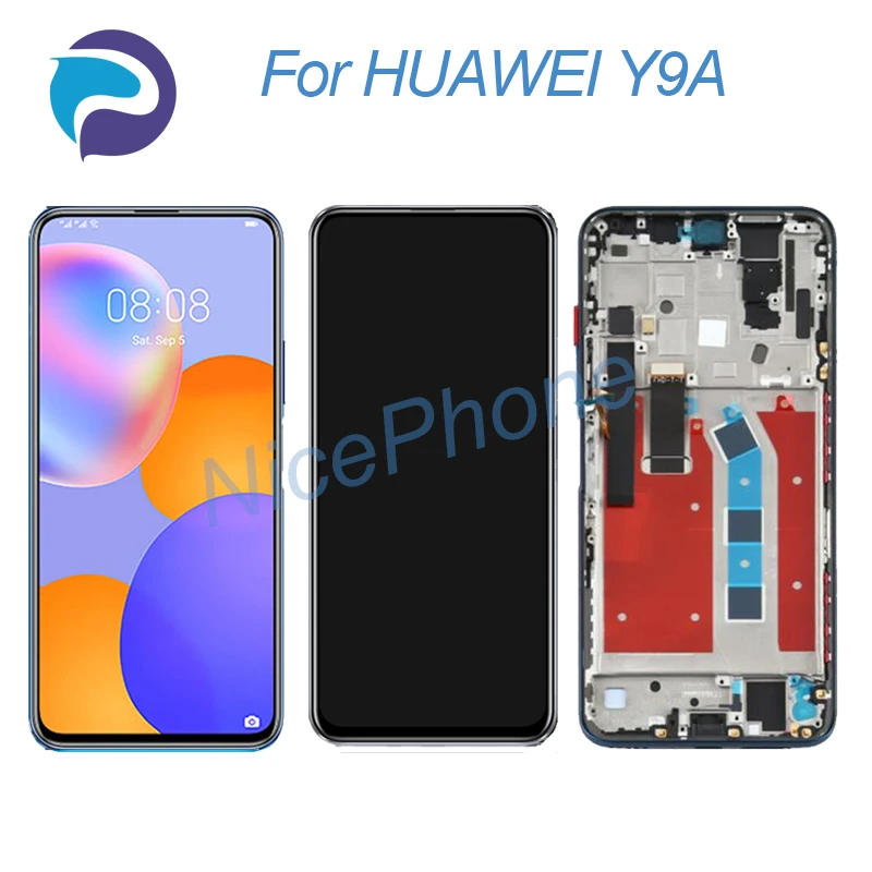 for HUAWEI Y9A LCD Screen + Touch Digitizer Display 2400*1080 FRL-22, FRL-23, FRL-L22 Y9A LCD Screen Display