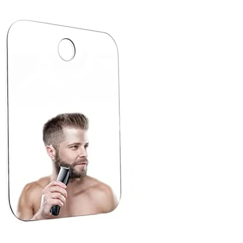 الاكريليك مرآة لوضع مساحيق التجميل حمام الحلاقة جيب السفر مرآة لوضع مساحيق التجميل النساء مرآة اليد الحمام الوجه حلاقة دش الملحقات