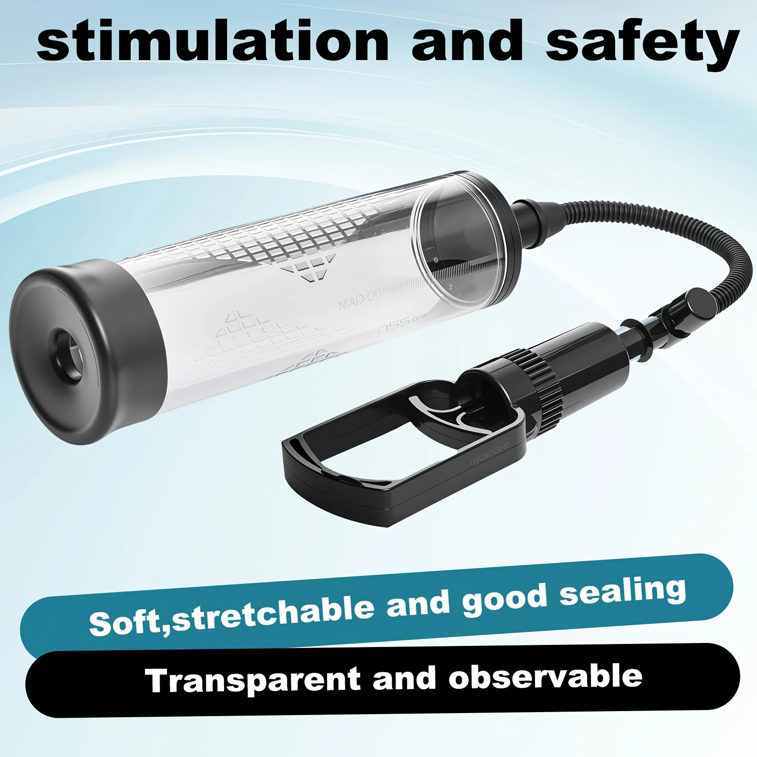 1 الرجال دليل القضيب المدرب القضيب مضخة تفريغ ، دليل القضيب تمديد مضخة للذكور الاستمناء الكبار لوازم الجنس لعب 18 + #3