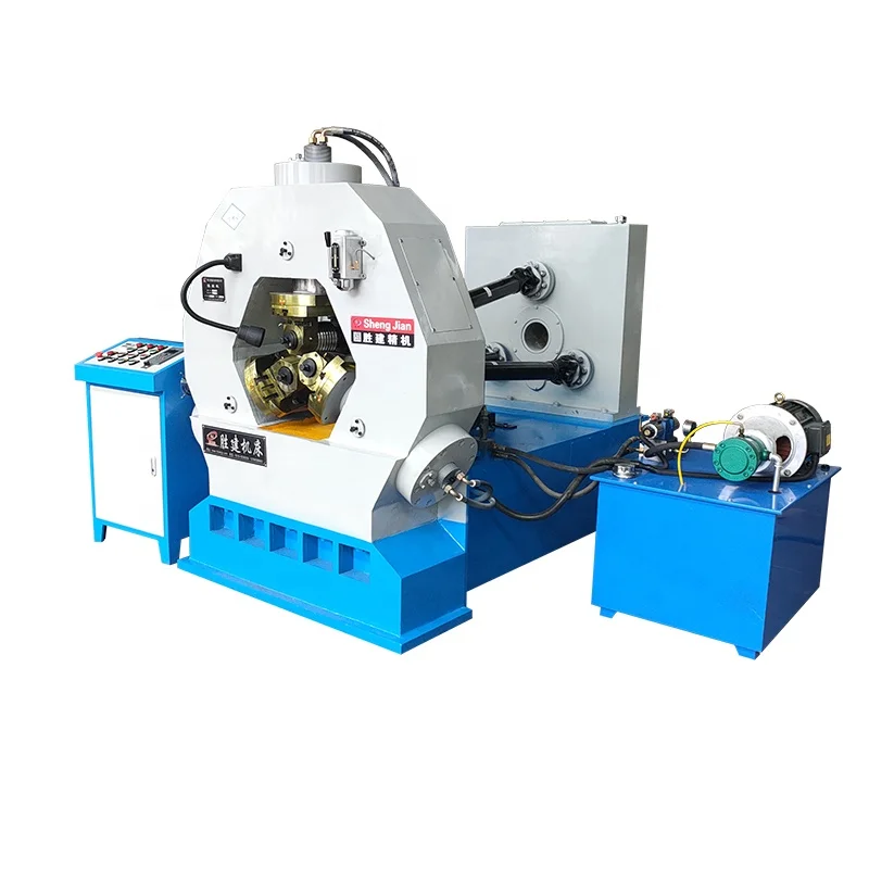 Three Wheel Rolling Straight Grain Machine Screw Knurling Machine Factory Automation
