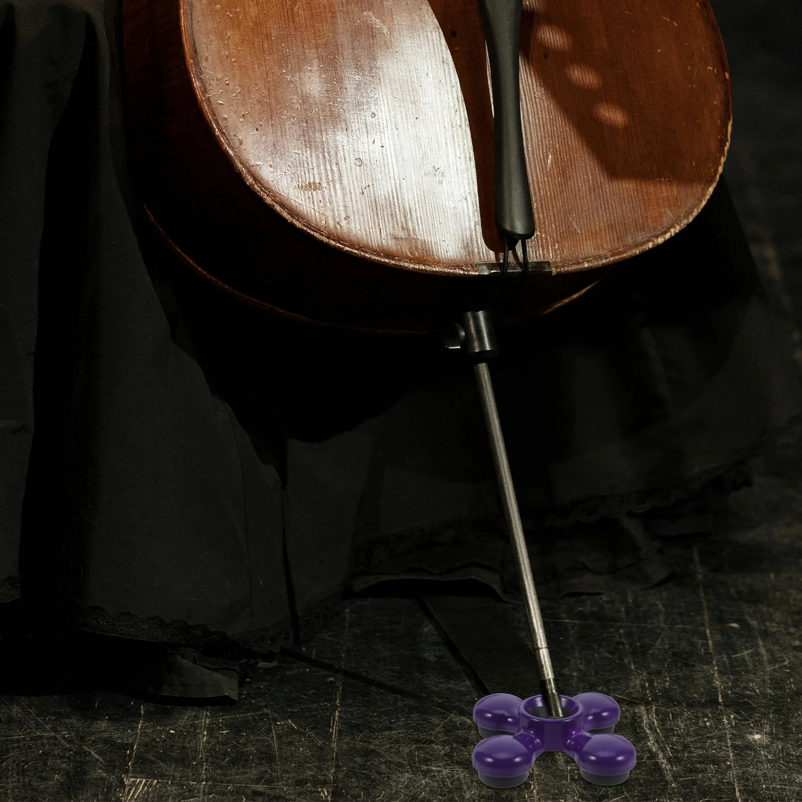 

Cello Anti-Slip Pad Holder Durable Floor Protector For Practice Performances Cello Endpin Rest Stopper Non-Slip Mat Musical