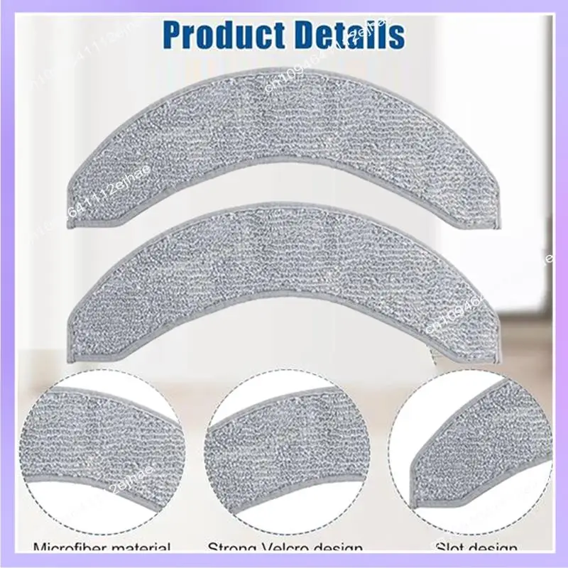 N83R ткань для швабры для Irobot Roomba Combo 10 Max, детали для пылесоса, эффективные аксессуары для бытовой уборки, 12 шт.