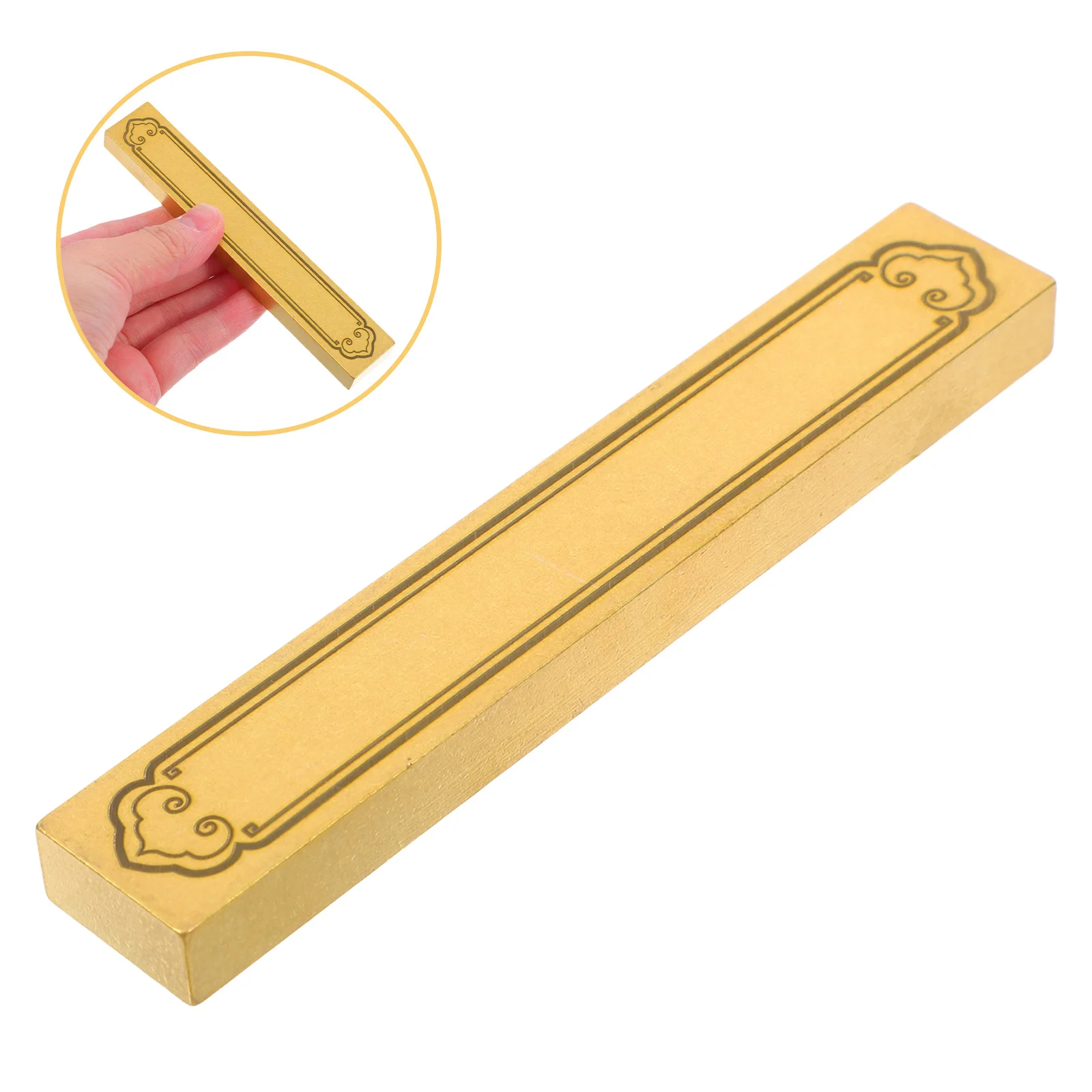 

Chinese Calligraphy Drawing Supplies Practice Tool for Painting Copper Paperweight Four Treasures of The Study Kit