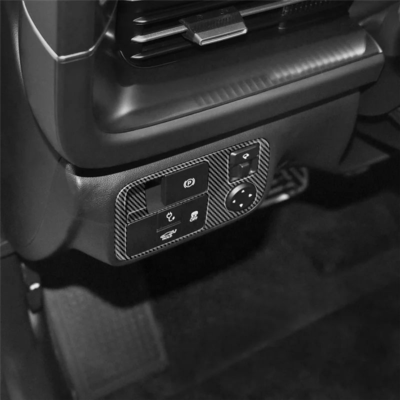 

Carbon Fiber Headlight Switch Button Cover for Hyundai Ioniq 6 2022 2023 Car Headlight Adjustment Frame Sticker Interior