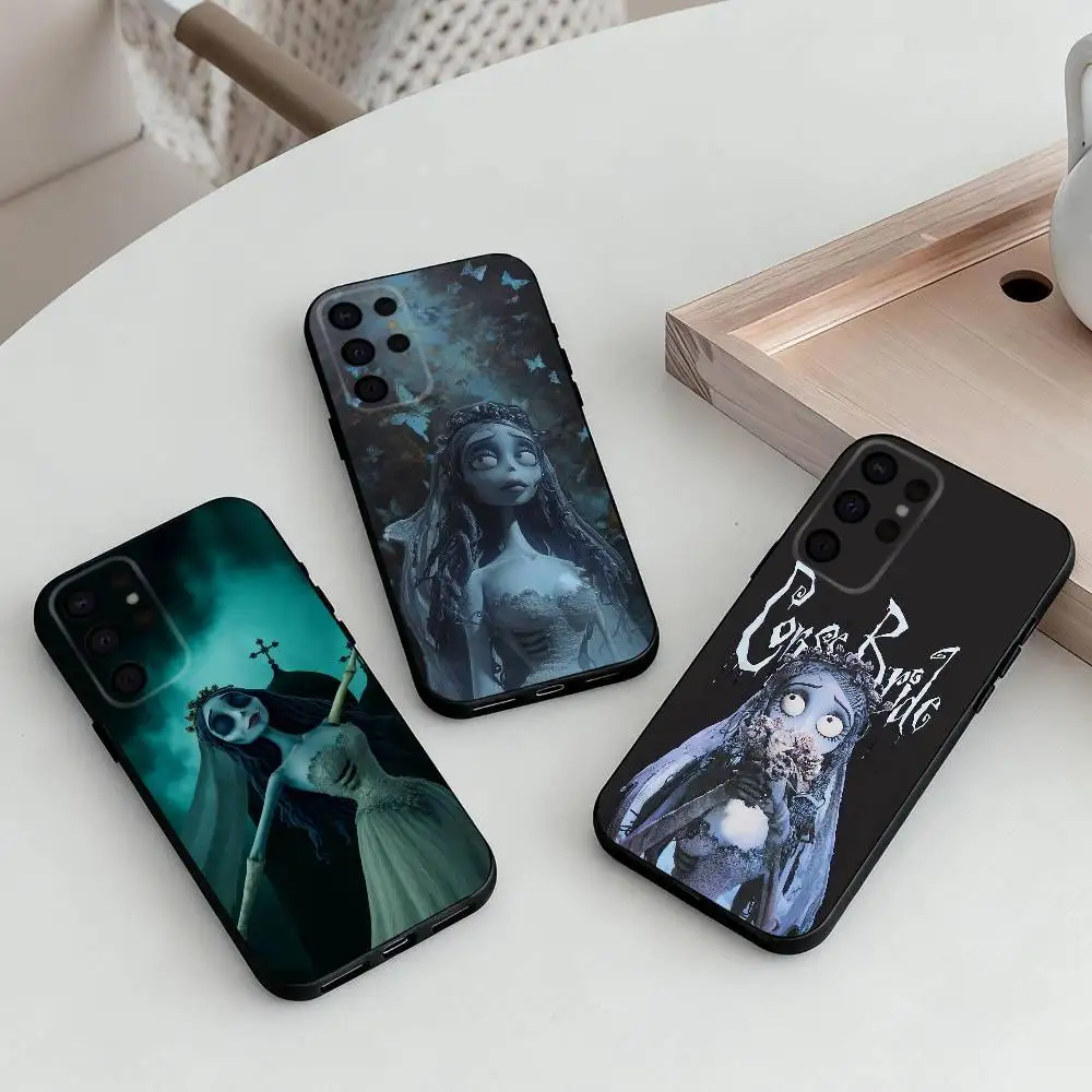 

CB C-Corpse B-Bride-s H-Horror-R Phone Case For Samsung S25,S24,S21,S22,S23,S30,Ultra,S20,Plus,Others Soft Black Case