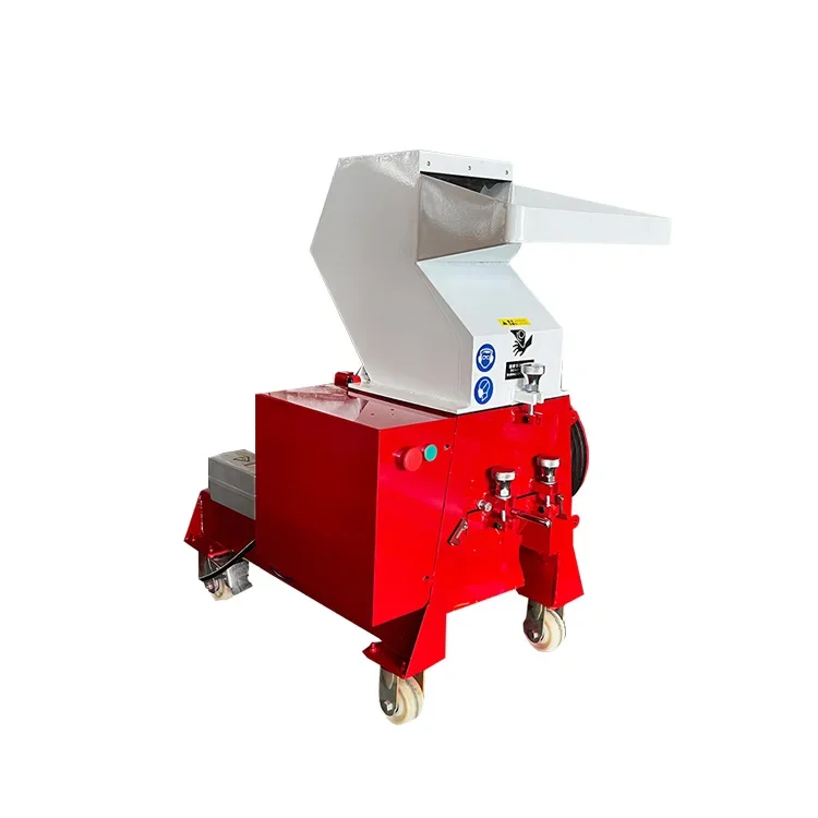 

small mobile plastic crusher machine with motor engine industrial plastic grinder