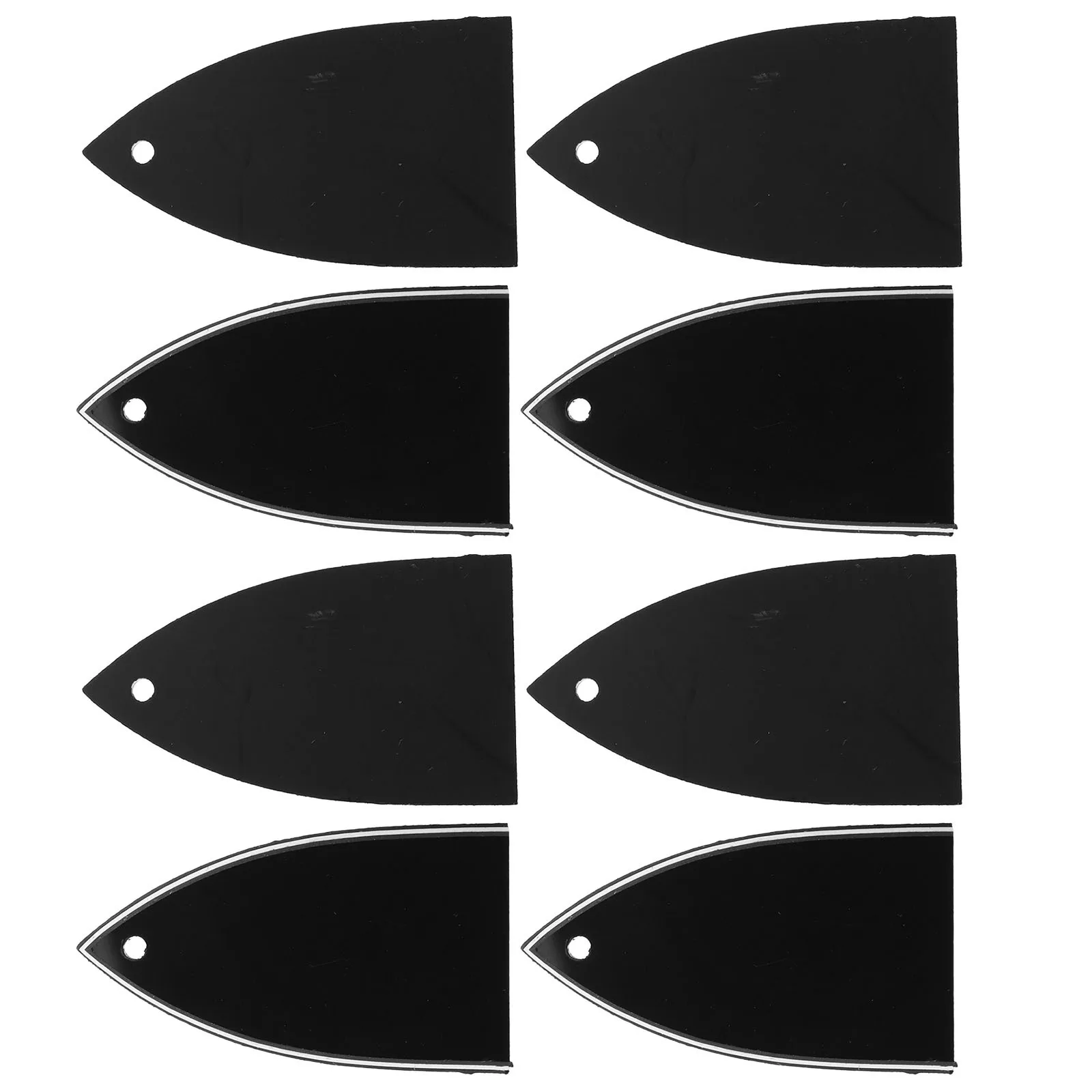 

8Pcs Guitar Truss Rod Protect Covers Integrated Shielding Longevity DIY Enthusiasts Electric Bass Accessory Rod Cover