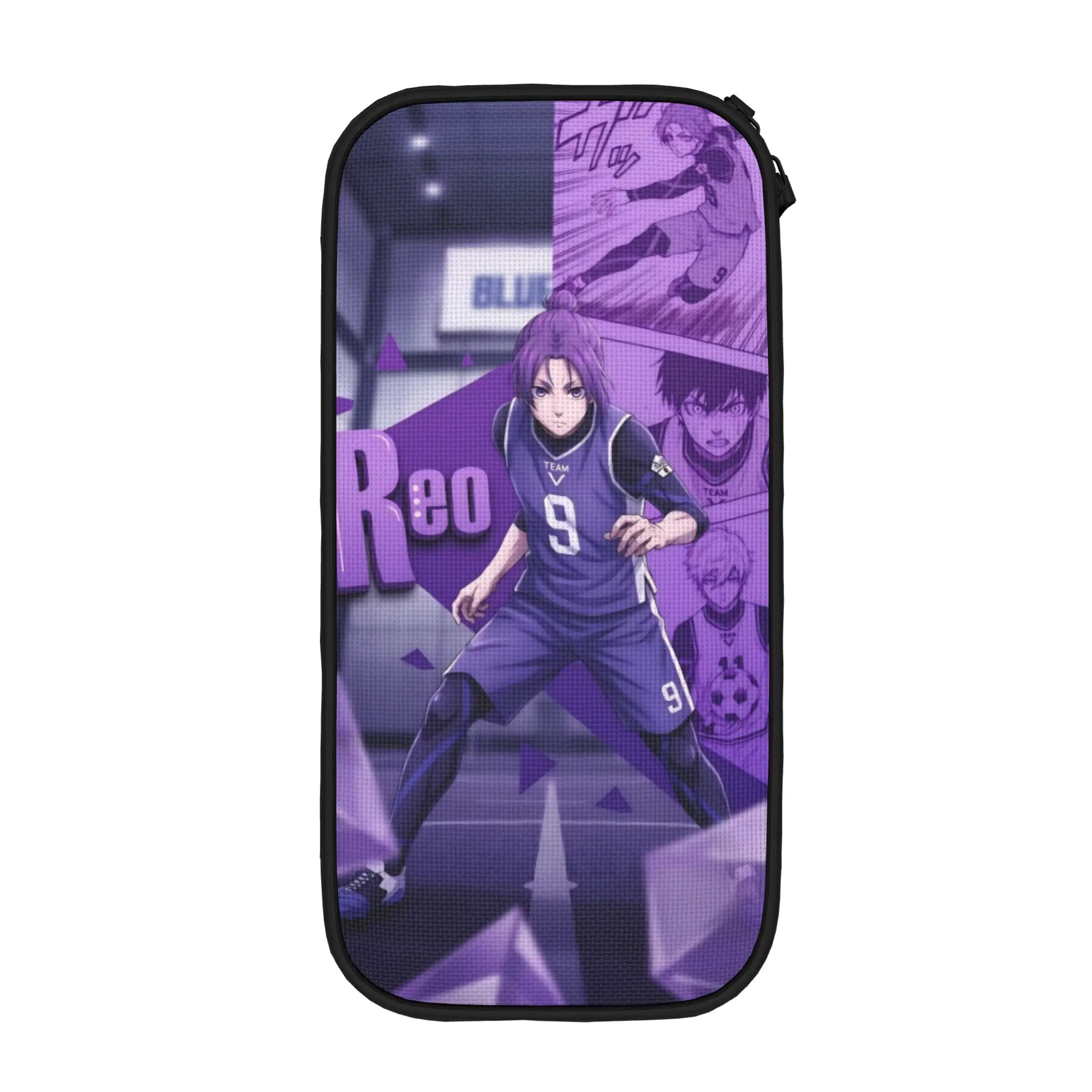 Reo Mikage Blue Locks Anime Pencil Cases Cute  Pen Holder Bags Student Big Capacity Office Gift Pencil Box