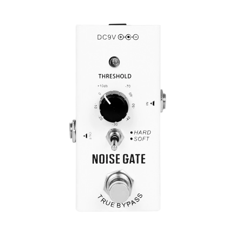 Aluminum Alloy Shell True Bypass Guitar Bass Effects Pedal Effect Pedal Noise Gate Noise Reduction Guitar Effect Pedal