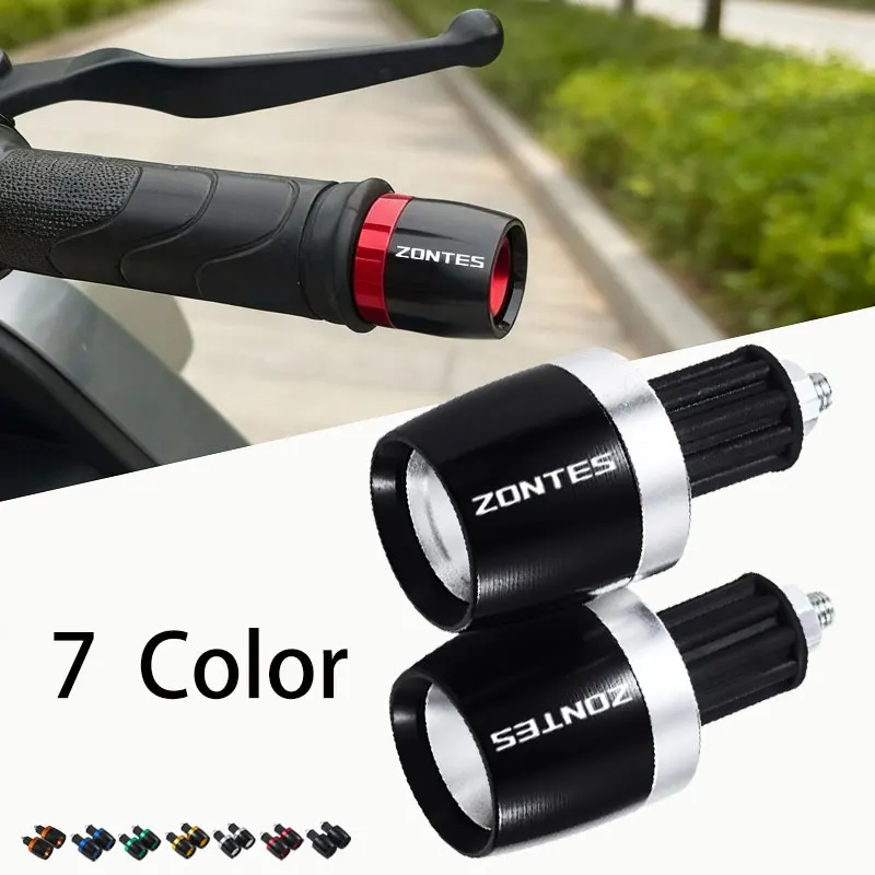 Extremos de empuñaduras de manillar de motocicleta, tapón final para ZONTES 368G 368E 368M 350E G1 125 125U G1 150 310T 310X 703F