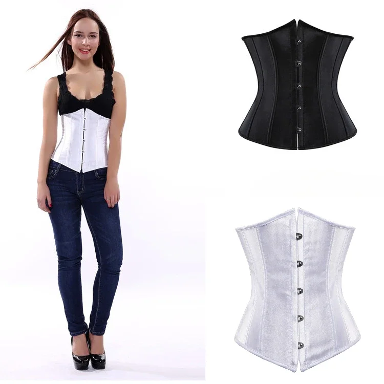 Corset amincissant pour femmes, noir et blanc, ceinture de smoking, bustier, ceinture amincissante, vêtements de corps en saillie, ceintures de