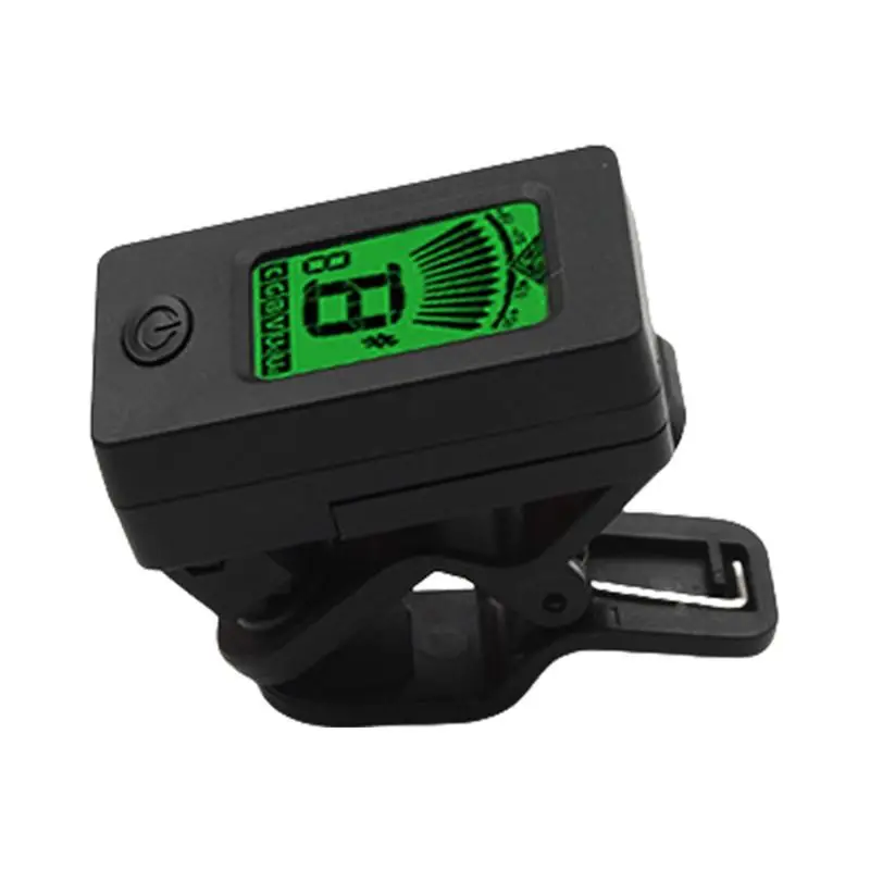 Clip On Ukulele Tuner Clear LCD Display Tuner Quick & Accurate Tuning For Acoustic Guitar Electric Guitar Ukulele Bass Violin