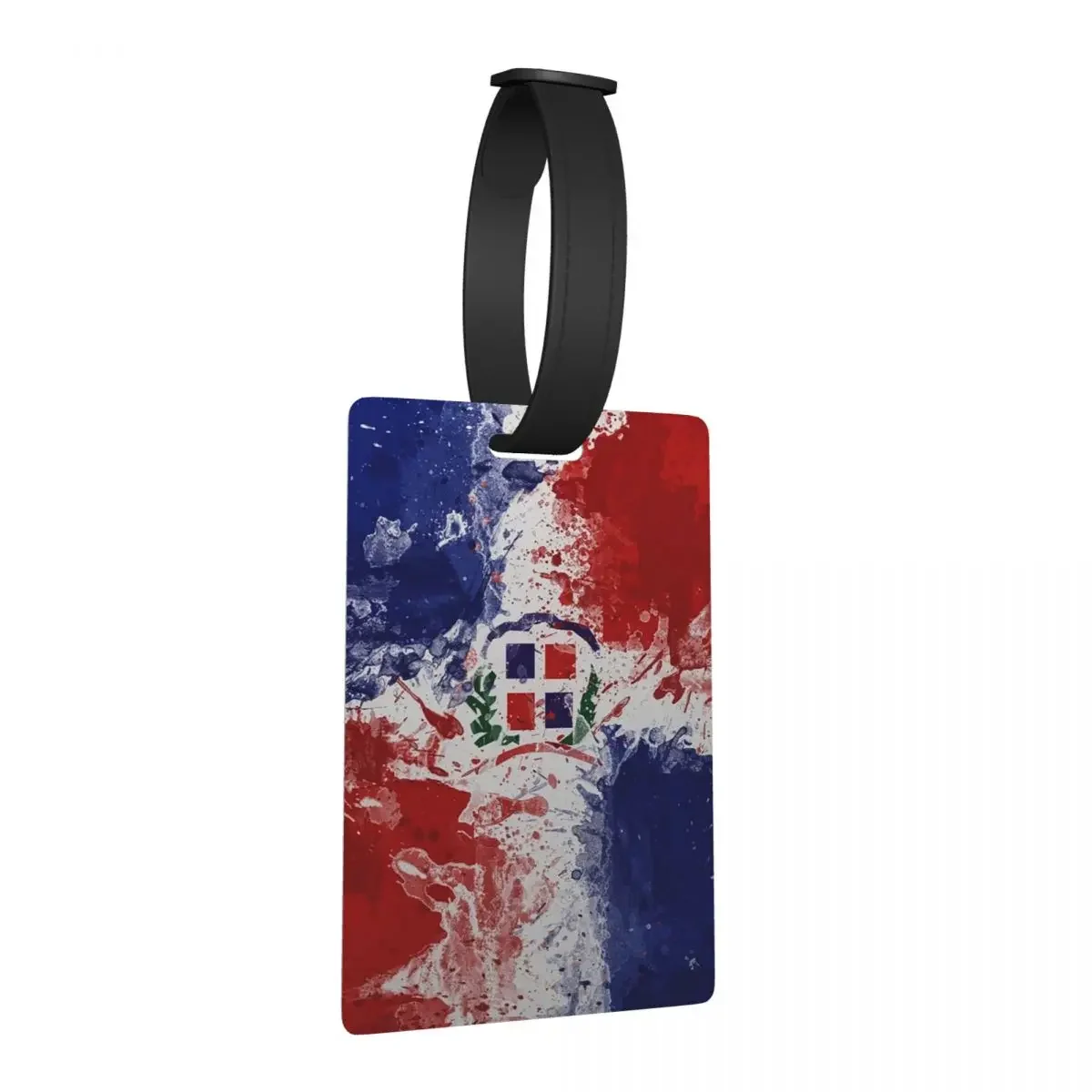 

Флаг Доминиканской Республики, багажные бирки, аксессуары для чемодана, дорожный портативный багаж, посадочная бирка, держатель этикетки, идентификационное имя, адрес