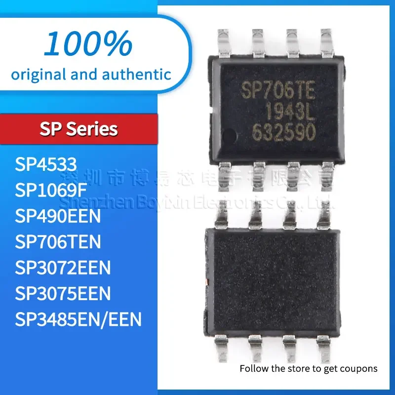 NEW SP1069F SP3072EEN SP490EEN quality assurance 5PCS SP3075EEN SP706TEN SP3485EN/EEN SP4533