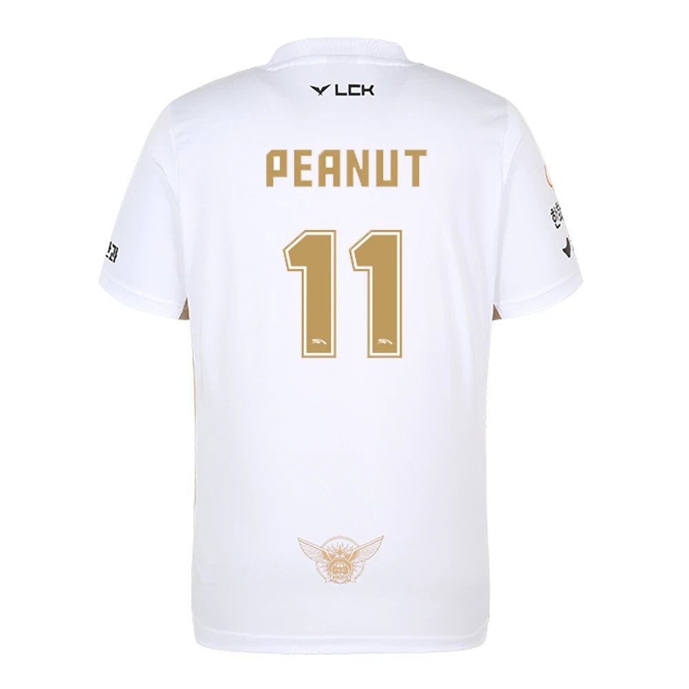 2024 Nieuwe HLE E-Sports Club Wereldfinale Limited Jersey League Of Legends Mode Fans Ondersteuning Tops Trend Peanut Doran T-shirt