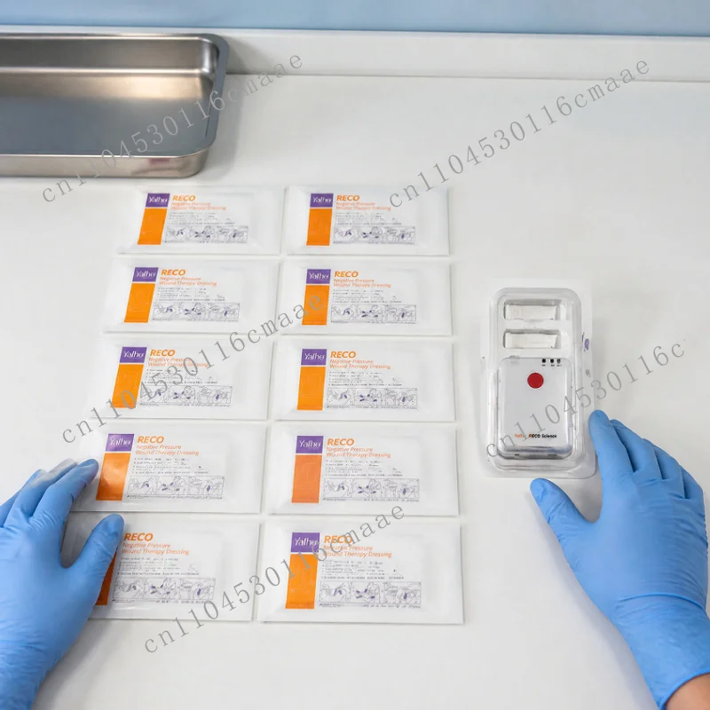 Portable NPWT Negative Pressure Wound Therapy System Vacuum Assisted Wound Dressing Kit For Wound Exudate Management