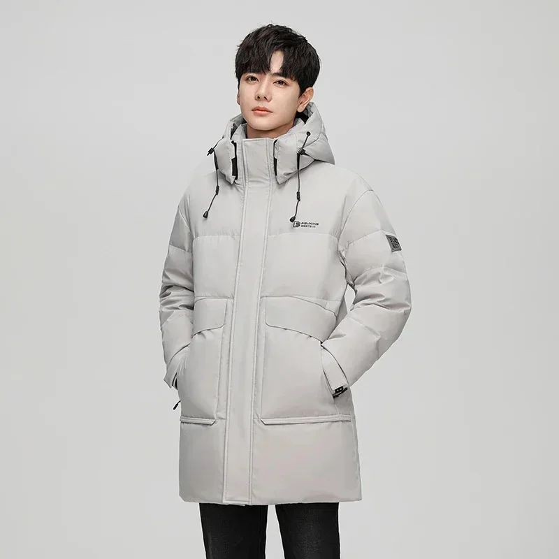 Designer Clothes Men Luxury 's Down Jacket Ultralight Duck Male Padding Long Coat Winter