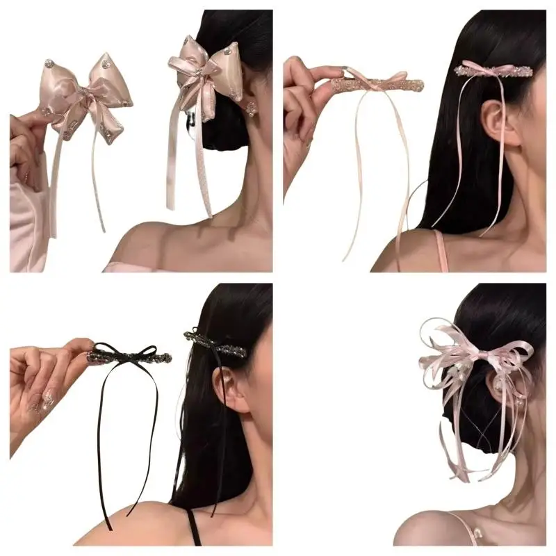 Elegante Haarspange für Ponyfransen, Entenschnabel-Clip, Luxuriöser Haarschmuck für Damen – Detail 6