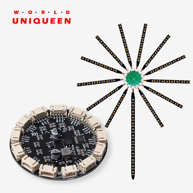 12-канальный дистрибьютор волшебного света SPI, усилитель светового сигнала в форме фейерверка, сигнал серии, параллельный сигнал опционально 12-канальный дистрибьютор волшебного света SPI, усилитель светового сигнала в форме фейерверка, сигнал серии, параллельный сигнал опционально