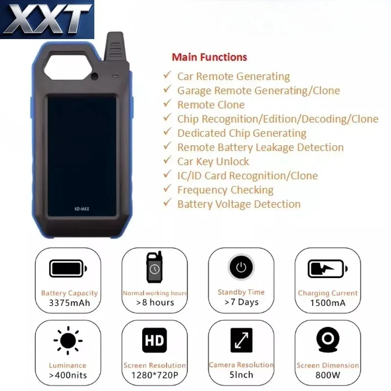 XXT Car Key Programmer Multifunctional Smart Remote Chip Programming Tool For Auto Locksmith - view 6