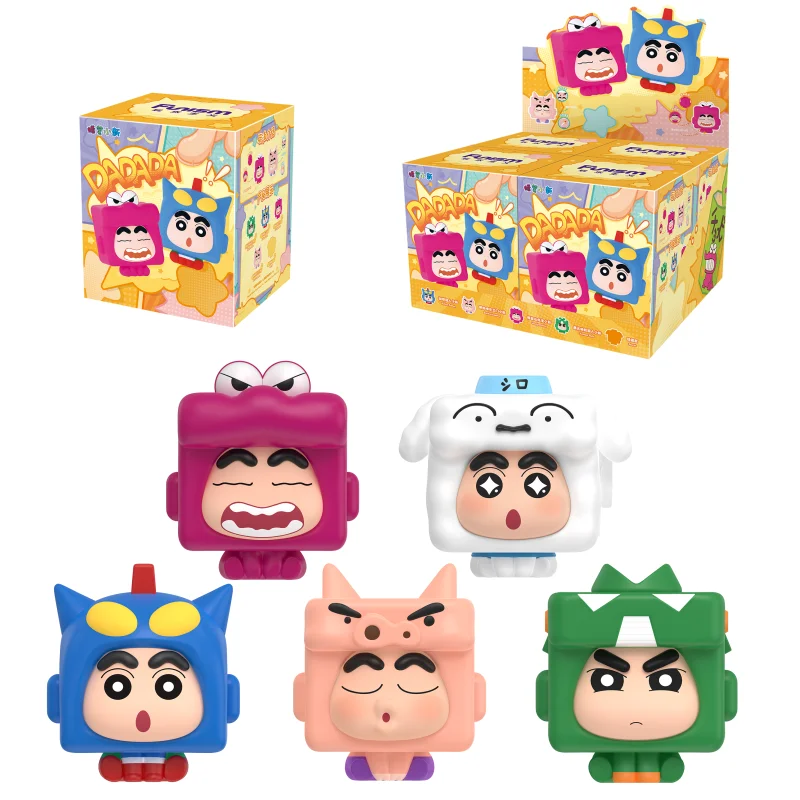 Crayon Shin-Chan Entspannungsspielzeug-Serie Blindbox Anime-Actionfiguren Desktop-Modell Ornament Spielzeug Geburtstagsgeschenk