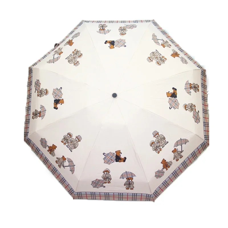 

Italy creative three-fold sun umbrella dual-purpose umbrella for sun protection and ultraviolet protection.