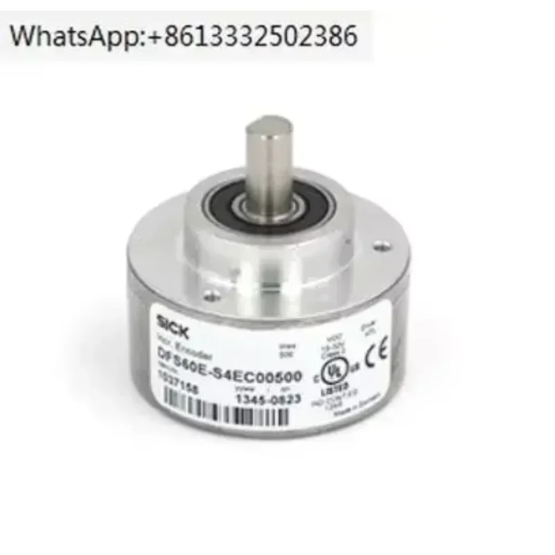 DFS60E-S4EC00500 1037158 Incremental Encoder, 500 PPR, 10 x 19 mm Dia. Shaft, 10-32 V, Connector