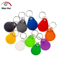10 Pz UID IC Card NFC Tag 13,56 MHz RFID Portachiavi HF per S50 Blocco 0 Copia riscrivibile Vuoto NFC метка llavero porte clé
