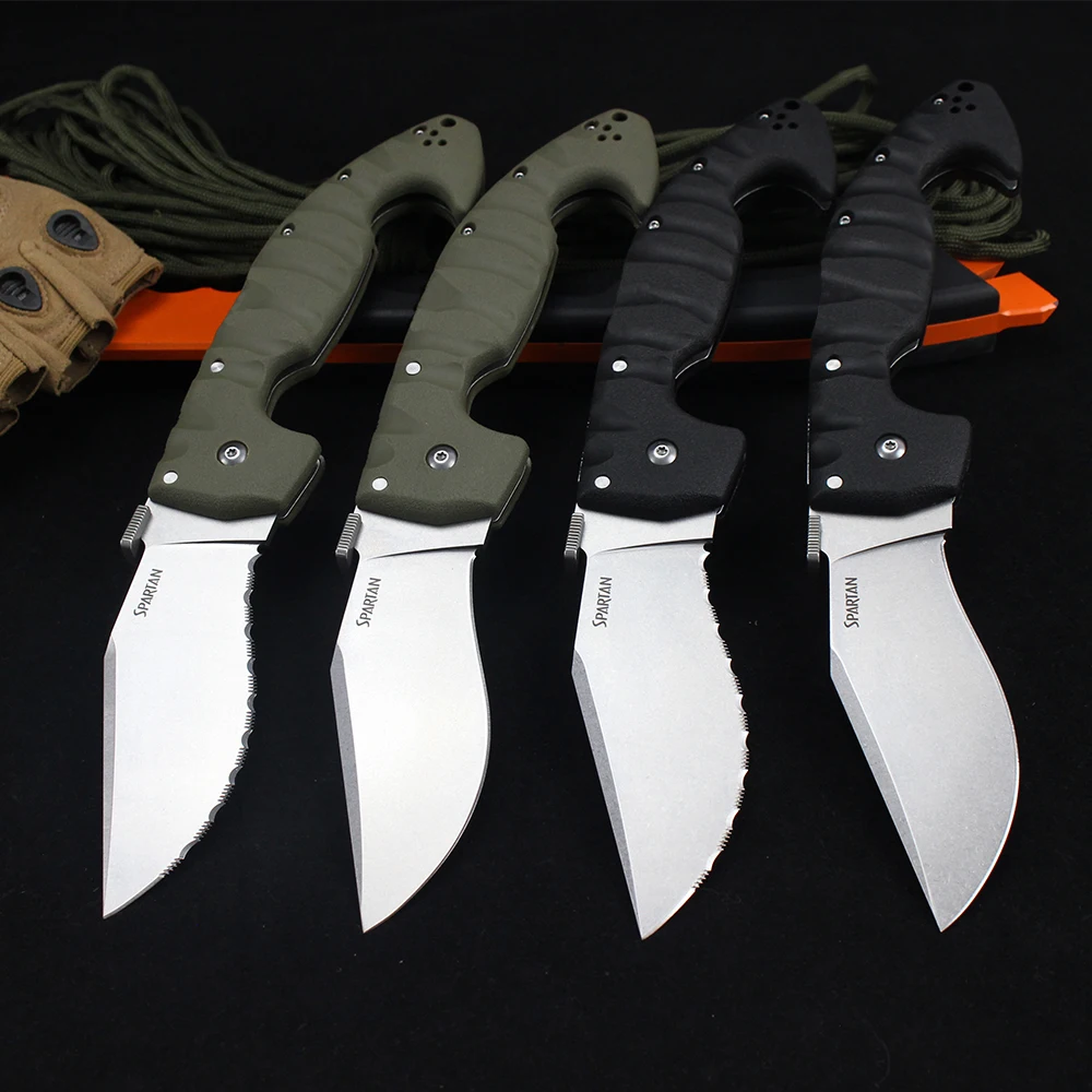 Cold Folding Tactical Knife AUS10A Steel Spartan Multipurpose Combat Hunting Knives Military Ganzo Pocket Knife EDC Hand Tool