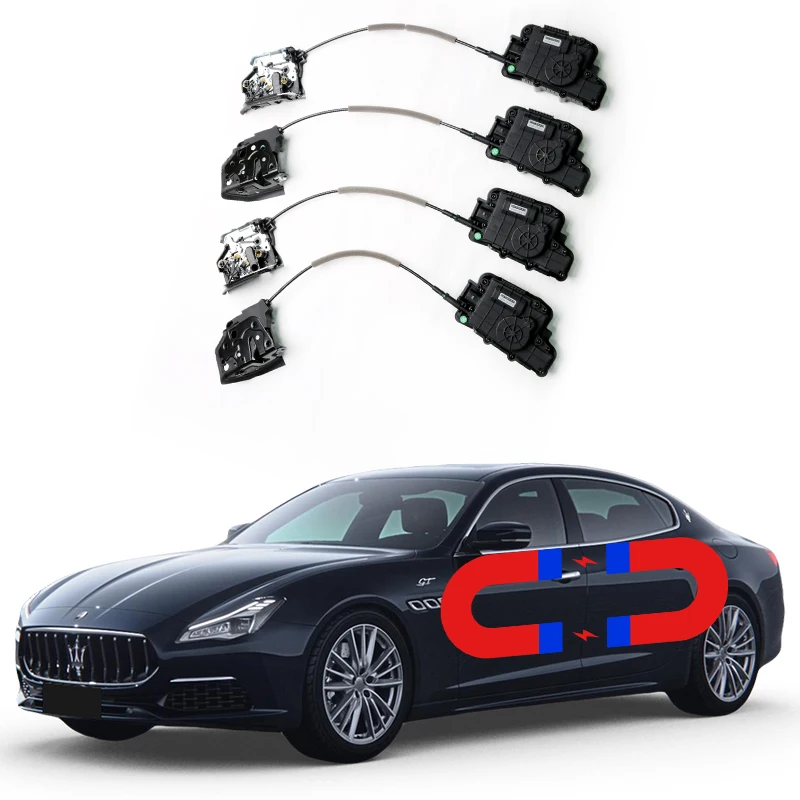 For Maserati Quattroport Electric suction door Automobile refitted automatic locks accessories door Soft Close auto Power tools