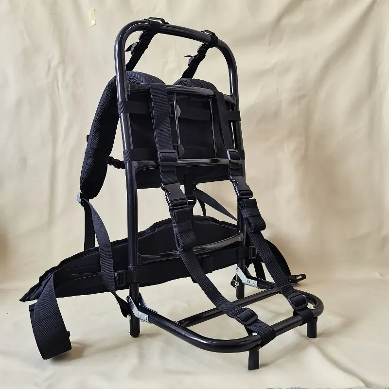 Foldable Aluminum Alloy External Backpack Frame Heavy Load Carrying Rack For Mountain Climbing Camping Hiking Outdoor