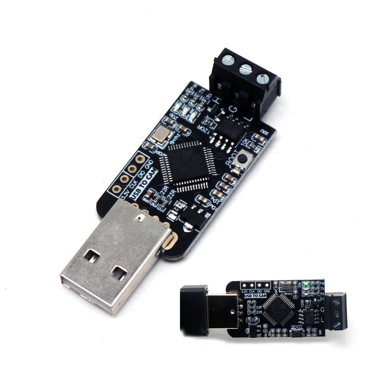 USB To CAN CANable TOOL STM32F072 PcanView Software PCAN CandleLight Slcan Firmware Transceiver FOR Car ECU Debugging Analysis