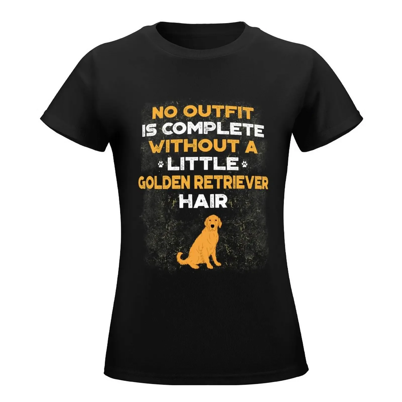 GOLDEN RETRIEVER HAIR T-Shirt funny tops T-shirts for Women