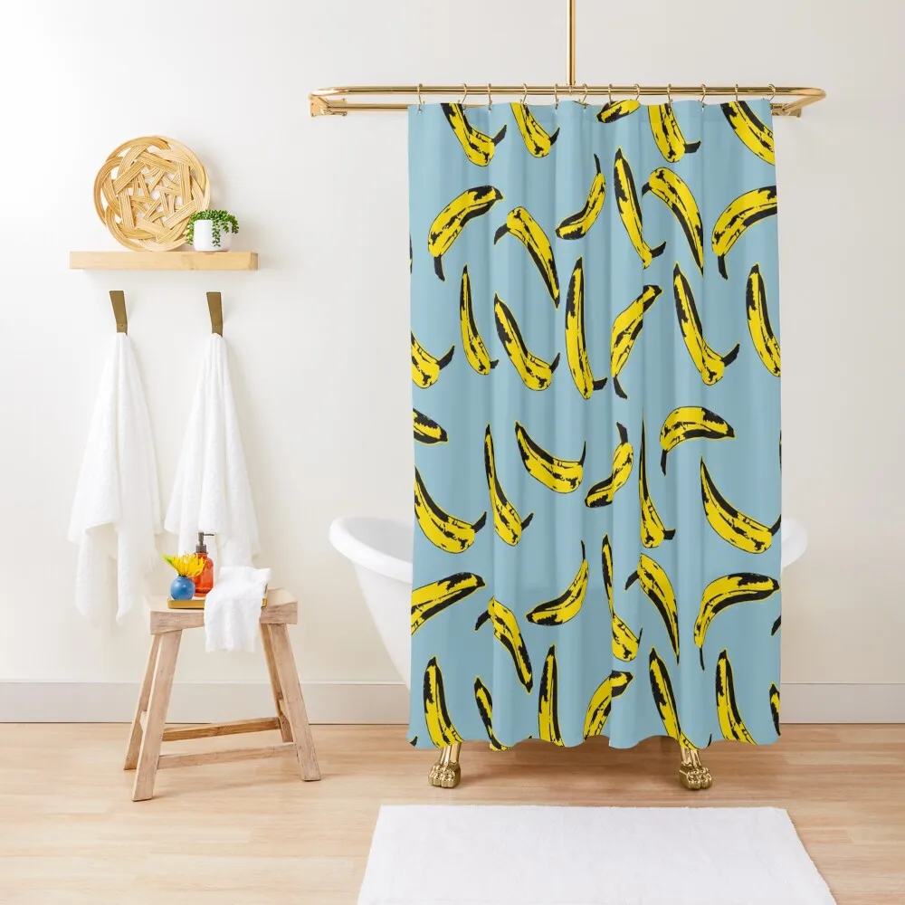 

Andy Warhol Bananas Shower Curtain Waterproof Bathroom Shower Window Bathroom Shower Set For Bathroom Curtain