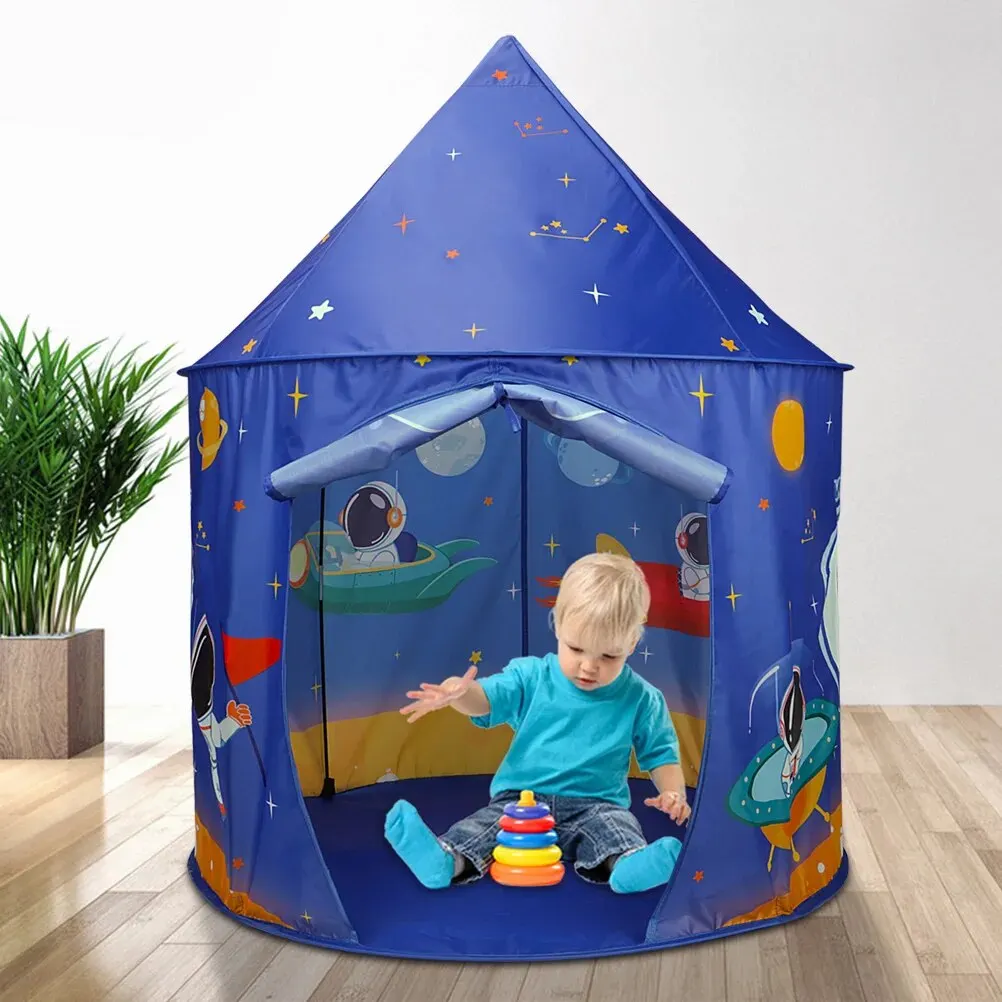 Tente hexagone de jeu pour enfants, stockage portable, intérieur et extérieur, salle de jeu plus lente, maison de château, design mignon, bonne qualité