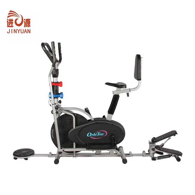 Bicicleta elíptica com assento e encosto, Exercício Cross Trainer, 2 em 1, Vendas Diretas, Fábrica